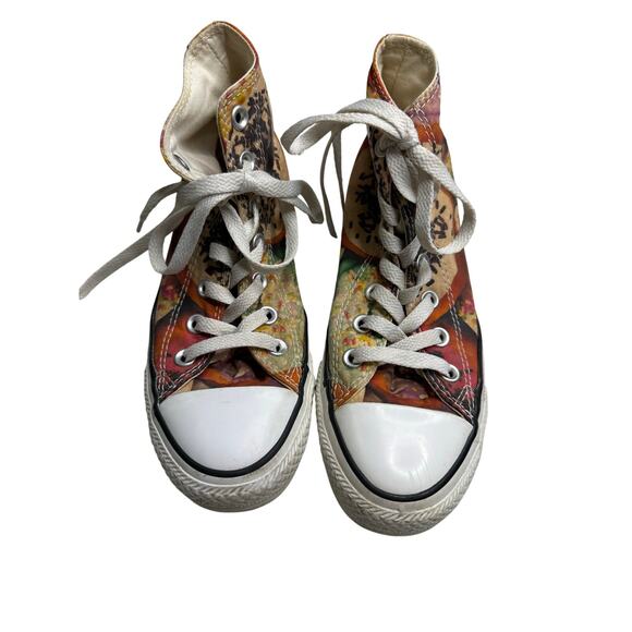 Rare Converse Sneakers Women's 6 Men's 4 AOP Granny's Donut Print High Tops - Picture 7 of 7